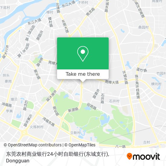 东莞农村商业银行24小时自助银行(东城支行) map