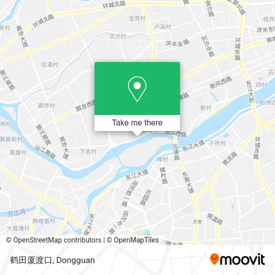鹤田厦渡口 map