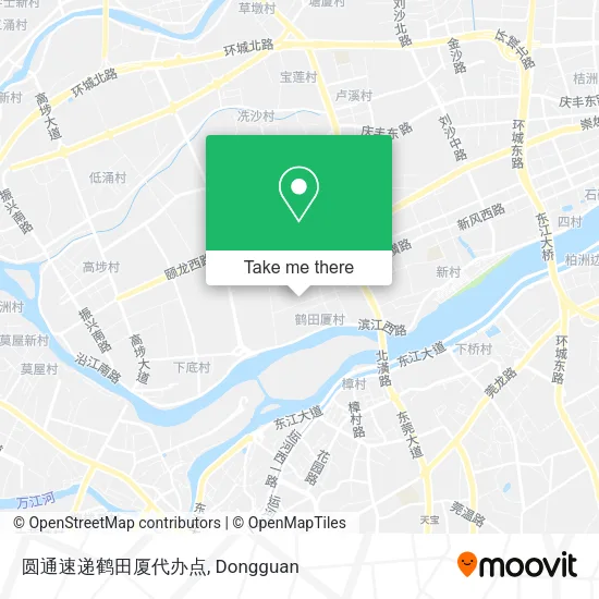 圆通速递鹤田厦代办点 map