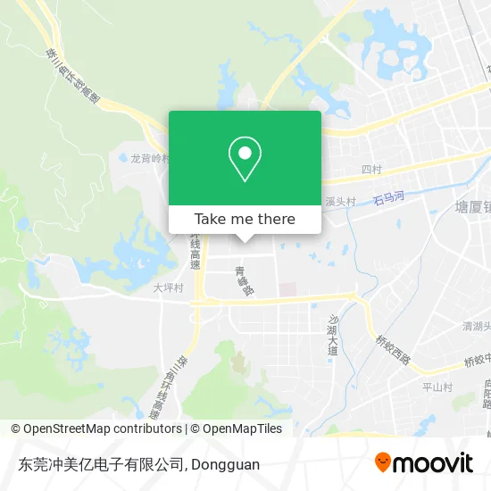 东莞冲美亿电子有限公司 map