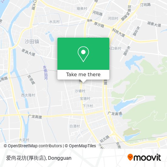爱尚花坊(厚街店) map