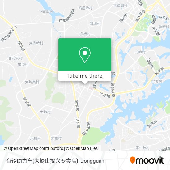 台铃助力车(大岭山揭兴专卖店) map