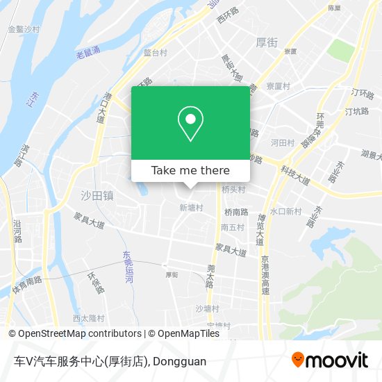 车V汽车服务中心(厚街店) map