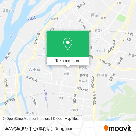 车V汽车服务中心(厚街店) map