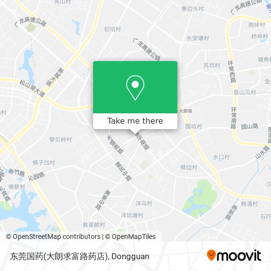 东莞国药(大朗求富路药店) map