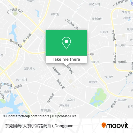 东莞国药(大朗求富路药店) map