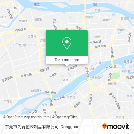 东莞市为宽塑胶制品有限公司 map