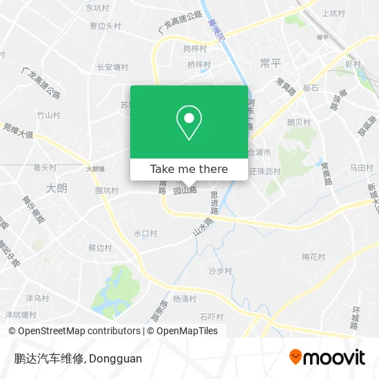 鹏达汽车维修 map