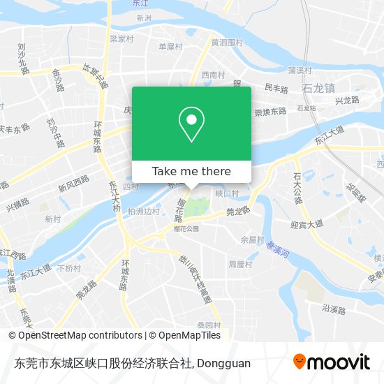 东莞市东城区峡口股份经济联合社 map