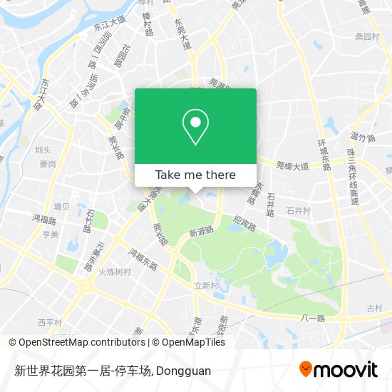新世界花园第一居-停车场 map