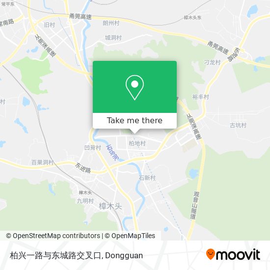 柏兴一路与东城路交叉口 map