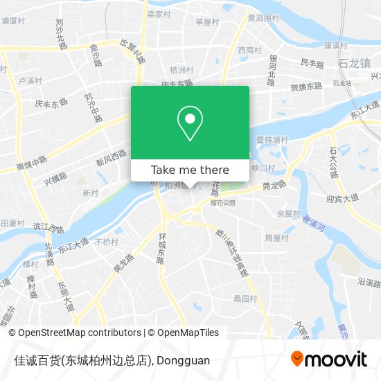 佳诚百货(东城柏州边总店) map