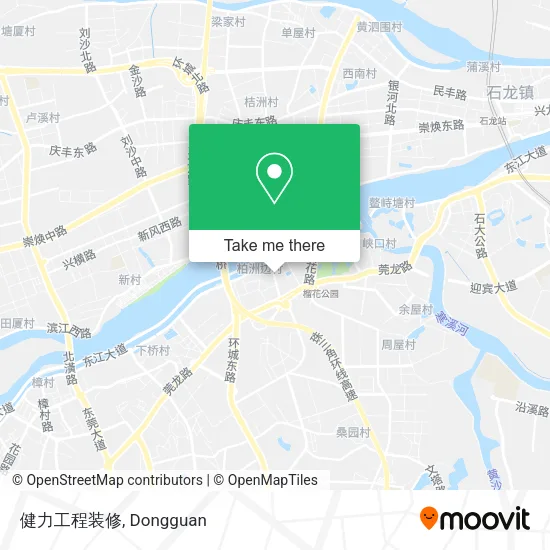 健力工程装修 map
