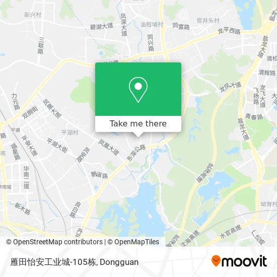 雁田怡安工业城-105栋 map