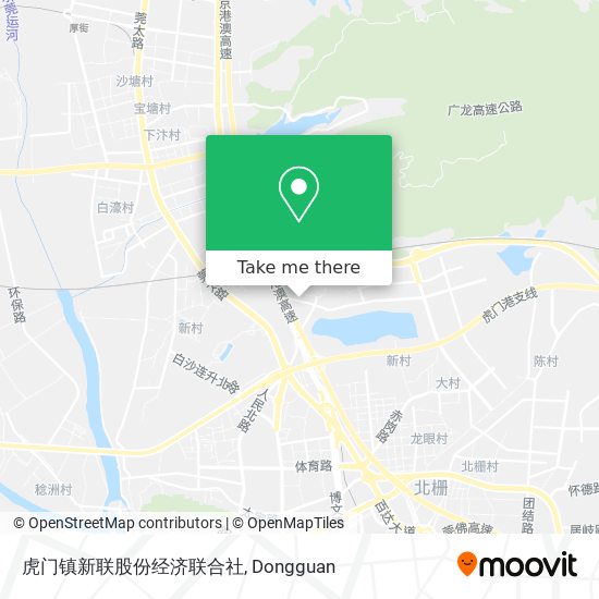 虎门镇新联股份经济联合社 map