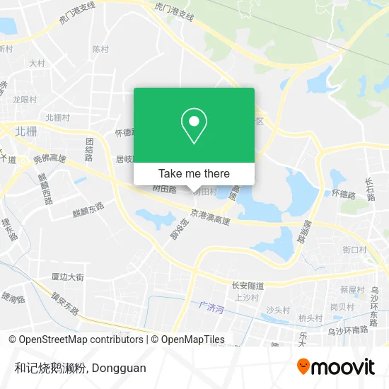 和记烧鹅濑粉 map