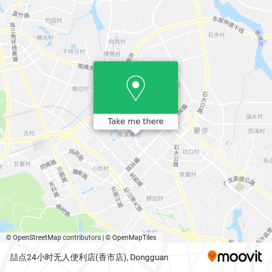 喆点24小时无人便利店(香市店) map