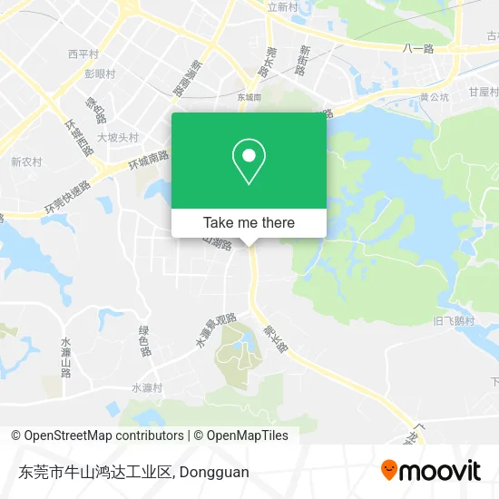 东莞市牛山鸿达工业区 map