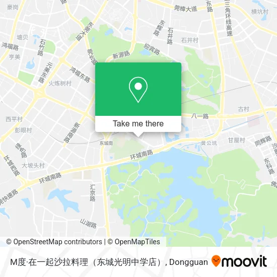 M度·在一起沙拉料理（东城光明中学店） map