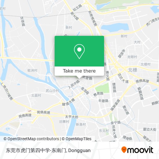 东莞市虎门第四中学-东南门 map