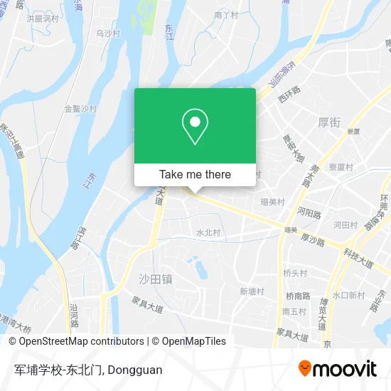 军埔学校-东北门 map