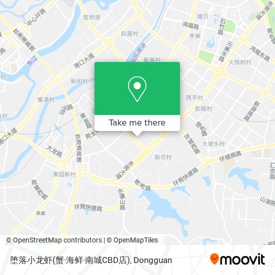 堕落小龙虾(蟹·海鲜·南城CBD店) map