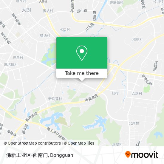 佛新工业区-西南门 map