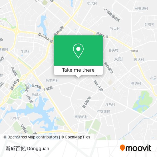 新威百货 map