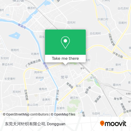 东莞天河针织有限公司 map