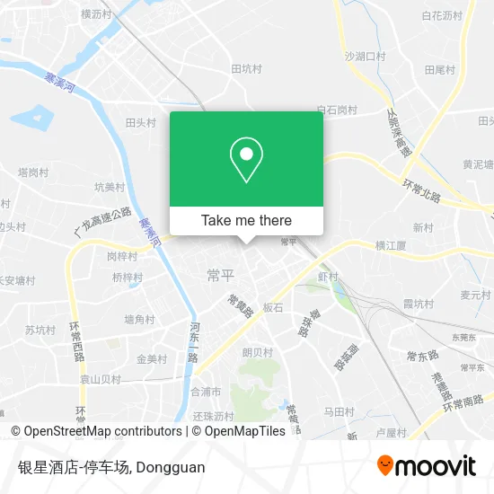 银星酒店-停车场 map
