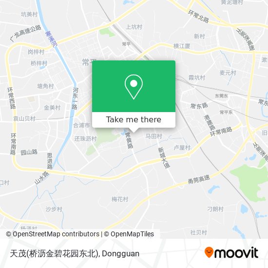 天茂(桥沥金碧花园东北) map