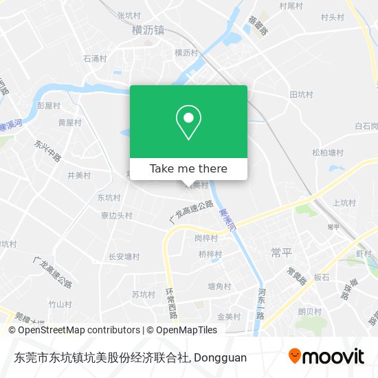 东莞市东坑镇坑美股份经济联合社 map