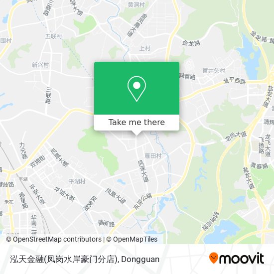 泓天金融(凤岗水岸豪门分店) map