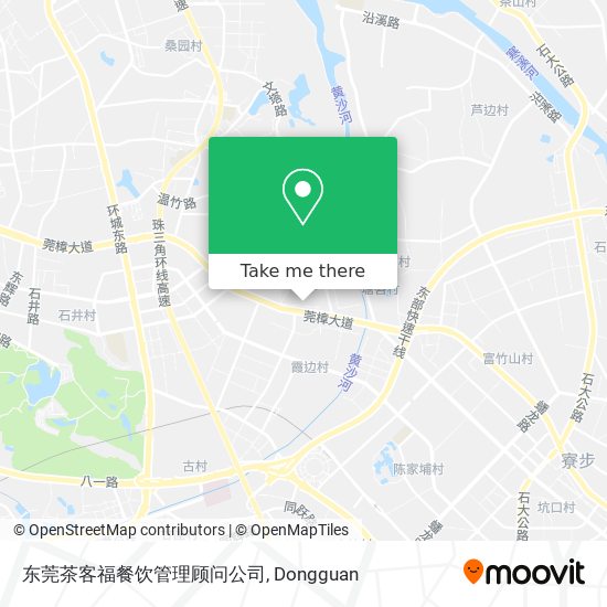 东莞茶客福餐饮管理顾问公司 map