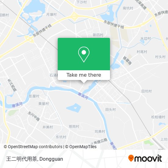 王二明代用茶 map