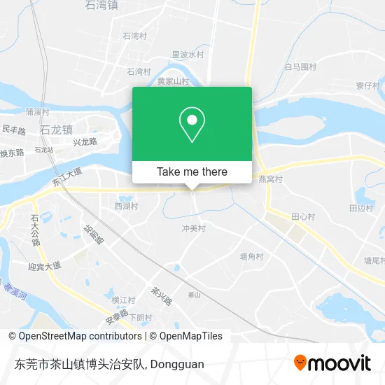东莞市茶山镇博头治安队 map