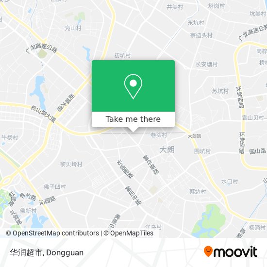 华润超市 map