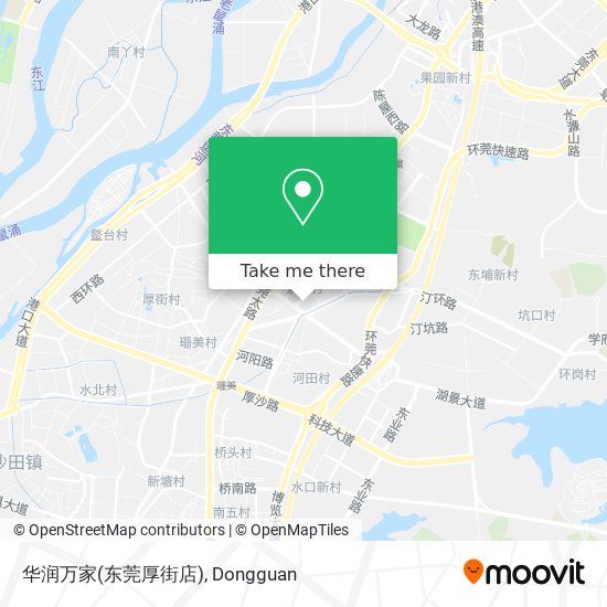 华润万家(东莞厚街店) map