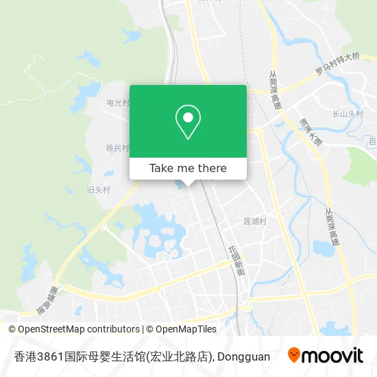 香港3861国际母婴生活馆(宏业北路店) map