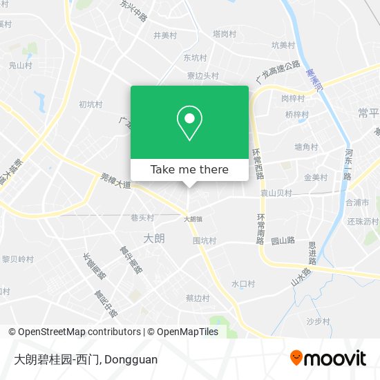 大朗碧桂园-西门 map