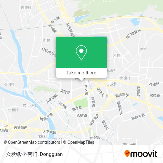 众发纸业-南门 map