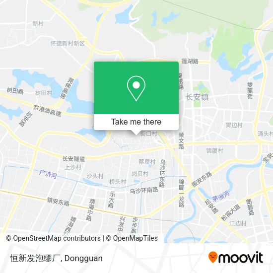 恒新发泡缪厂 map