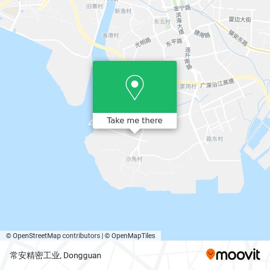 常安精密工业 map