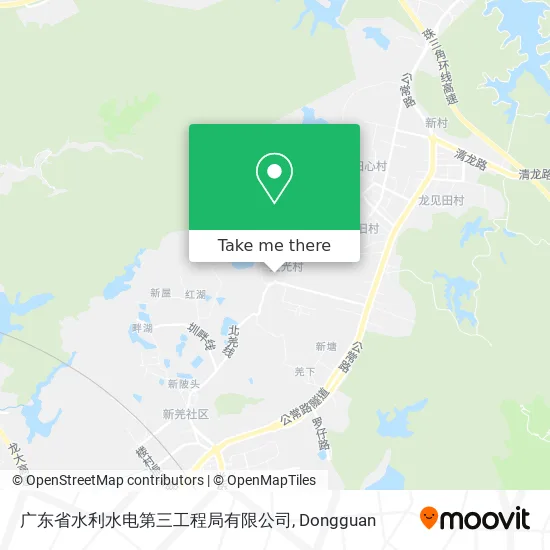 广东省水利水电第三工程局有限公司 map
