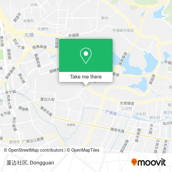 厦边社区 map