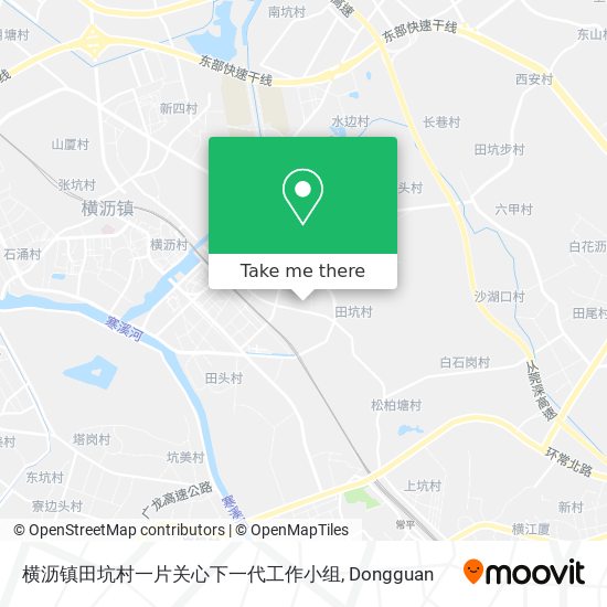 横沥镇田坑村一片关心下一代工作小组 map