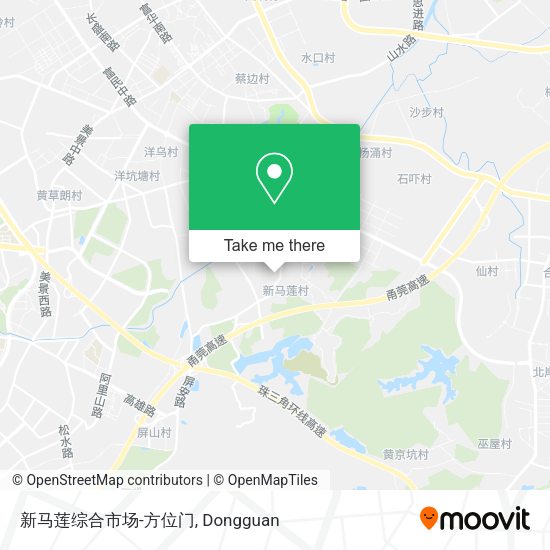 新马莲综合市场-方位门 map