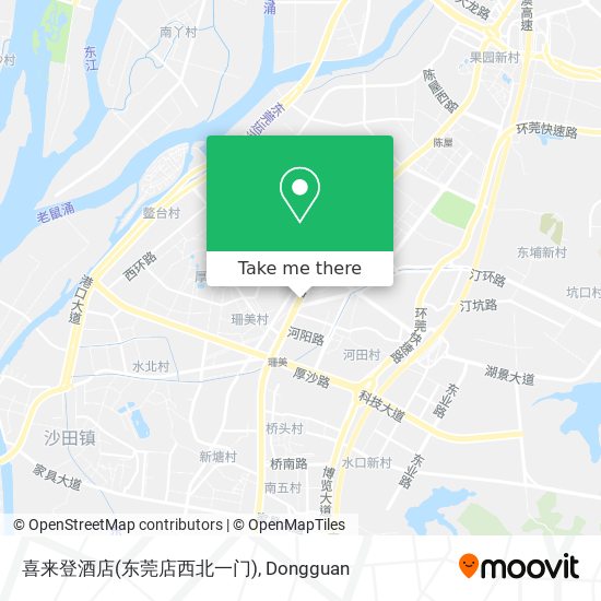 喜来登酒店(东莞店西北一门) map