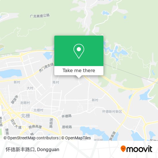 怀德新丰路口 map