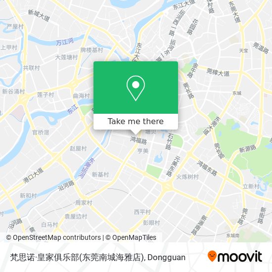 梵思诺·皇家俱乐部(东莞南城海雅店) map